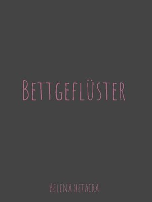 cover image of Bettgeflüster